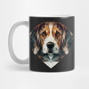 Beagle Geometric Portrait Mug